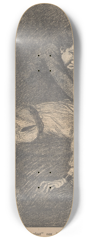 Albert Hahn - Worgplaat 8.25 inch art skate deck