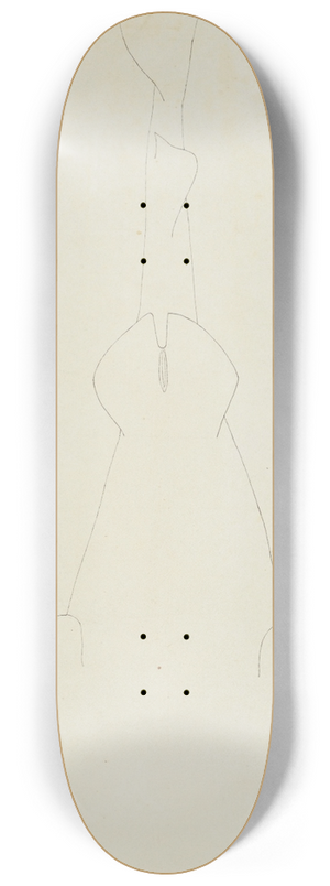 Frank Edward Clarke - Possibly a Cephaloscyllium isabella (NZ)  ventral view ; carpet shark 8.25 inch art skate deck