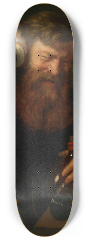 Albert Lang - Der Zecher 8.25 inch art skate deck