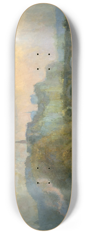 Albert Lebourg - La Cit, Paris, matine dautomne 8.25 inch art skate deck
