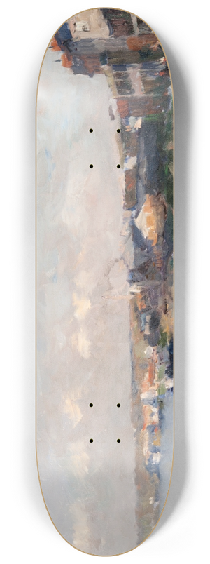 Albert Lebourg - Landscape 8.25 inch art skate deck