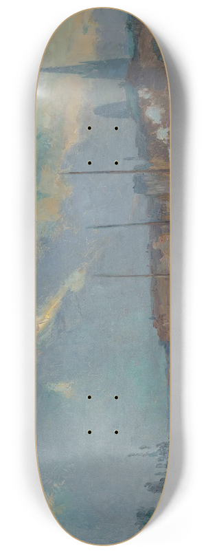 Albert Lebourg - Le Port EtLa Cathdrale De Rouen 8.25 inch art skate deck