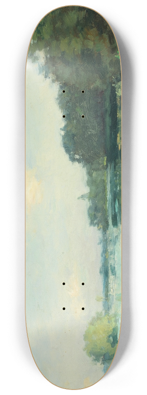 Albert Lebourg - Les tangs  Mortefontaine en automne 8.25 inch art skate deck