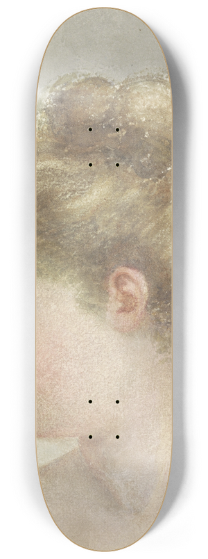 Albert Martin - Hoofd van een vrouw, en profil naar links 8.25 inch art skate deck