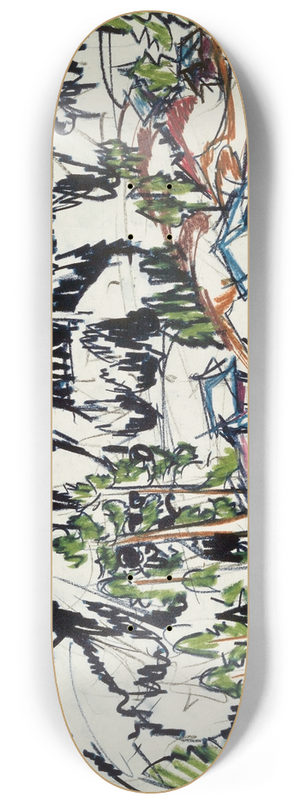 Albert Mller - Alphtten (Frauenkirch) 8.25 inch art skate deck