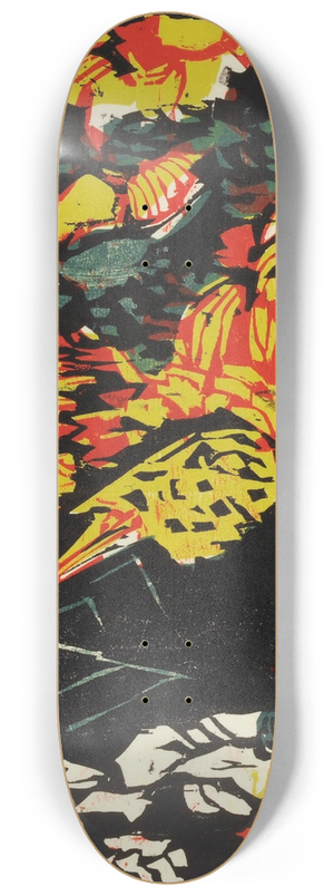 Albert Mller - Farbige Tessinerlandschaft 8.25 inch art skate deck