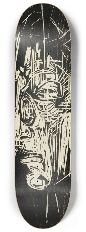 Albert Mller - Portrait Edmund Schaeffer 8.25 inch art skate deck