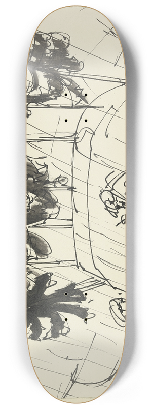 Albert Mller - Working farmers 8.25 inch art skate deck