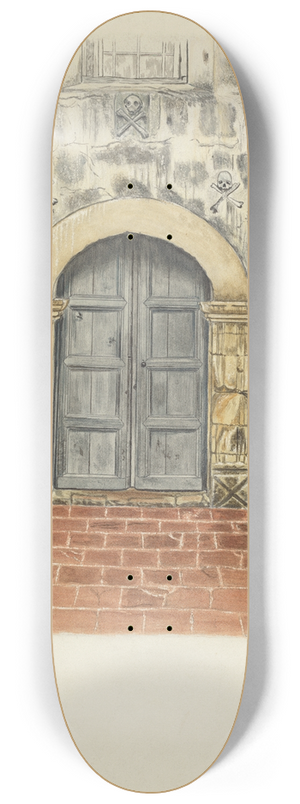 Albert Pratt - Doorway and Doors 8.25 inch art skate deck