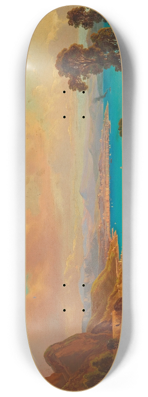 Albert Rieger - Blick In Die Bucht Von Triest 8.25 inch art skate deck