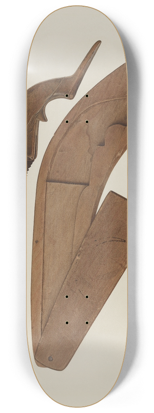 Albert Rudin - Saw and Case 8.25 inch art skate deck