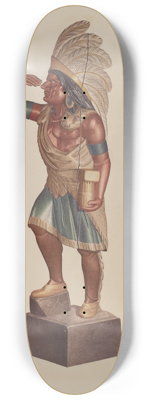 Albert Ryder - Cigar Store Indian 8.25 inch art skate deck
