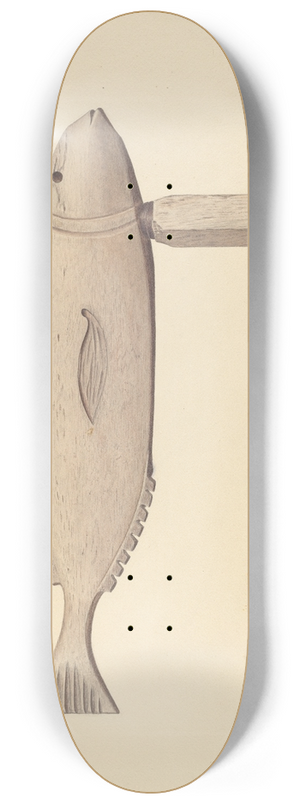 Albert Ryder - Fish Weather Vane 8.25 inch art skate deck