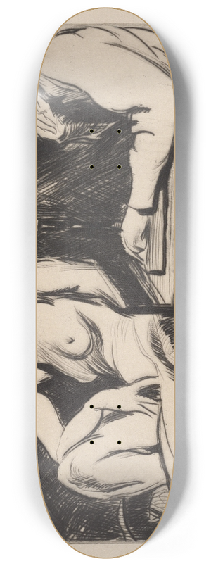 Albert Sterner - Meditation 8.25 inch art skate deck