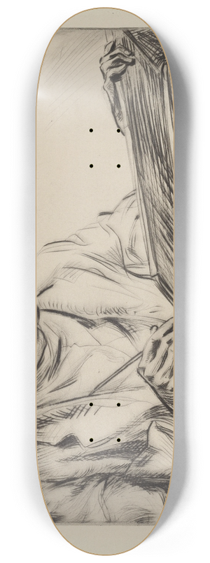 Albert Sterner - The man drawing 8.25 inch art skate deck