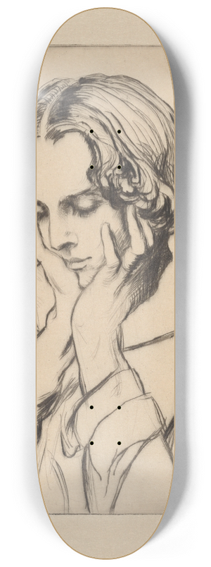 Albert Sterner - Wondering 8.25 inch art skate deck