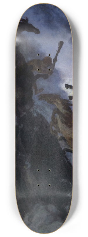 Albert Welti - Riders in the Mist 8.25 inch art skate deck