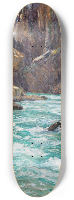 Albert Wenk - Die Partnachklamm bei Partenkirchen 8.25 inch art skate deck