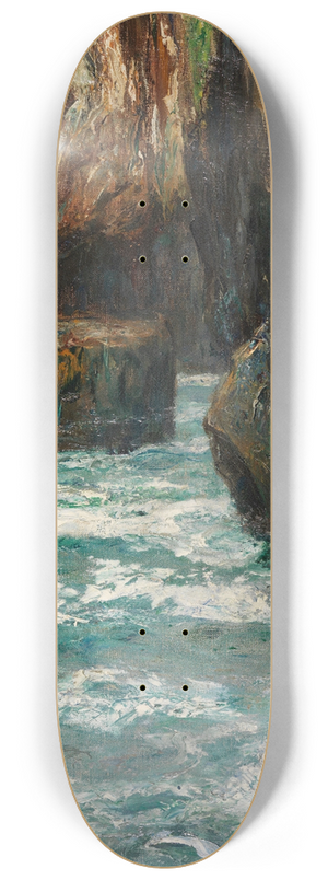 Albert Wenk - In der Partnachklamm bei Partenkirchen 8.25 inch art skate deck