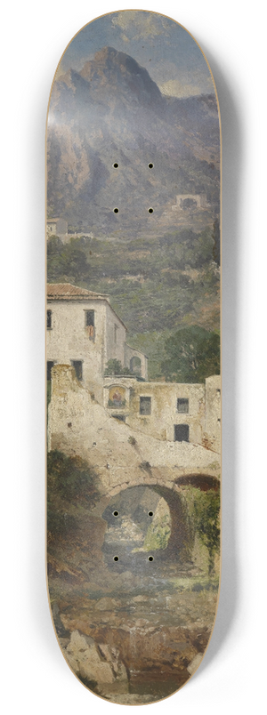 Albert Zimmermann - Mhltal bei Amalfi 8.25 inch art skate deck