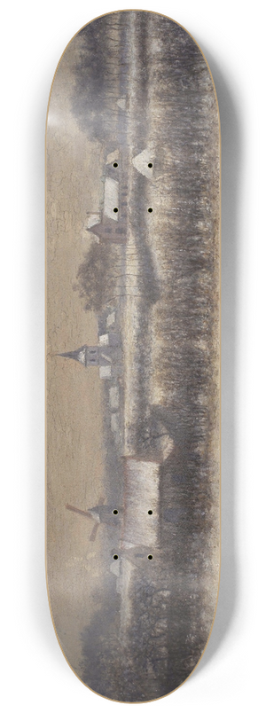 Albijn Van den Abeele - Snow-covered Sint-Martens-Latem 8.25 inch art skate deck