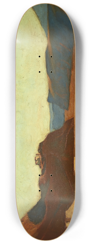 Albin Egger Lienz - Am Kalvarienberg In Bozen 8.25 inch art skate deck