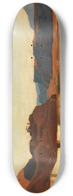 Albin Egger Lienz - Kalvarienberg bei Bozen 8.25 inch art skate deck