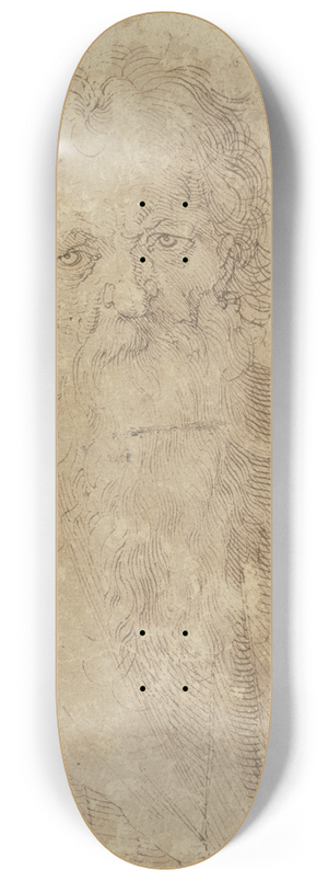 Albrecht Drer - Bearded old man 8.25 inch art skate deck