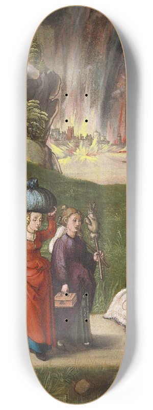 Albrecht Drer - Lot and His Daughters 8.25 inch art skate deck