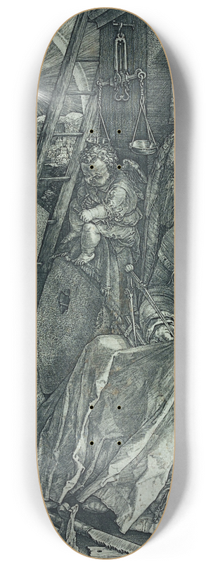 Albrecht Drer - Melencolia I 8.25 inch art skate deck
