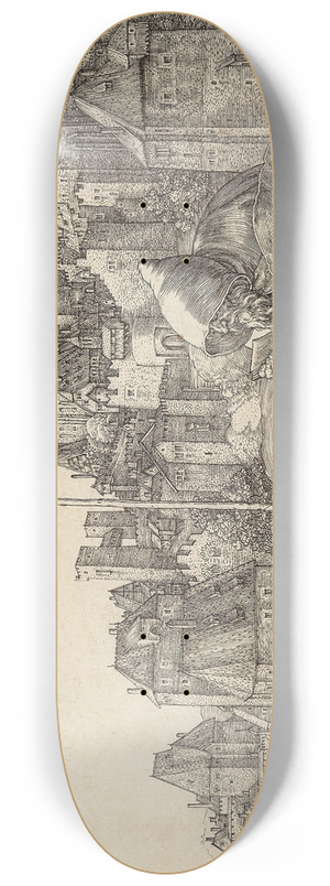 Albrecht Drer - Saint Anthony reading 8.25 inch art skate deck