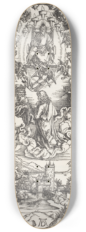 Albrecht Drer - St. John before God and the Elders 8.25 inch art skate deck
