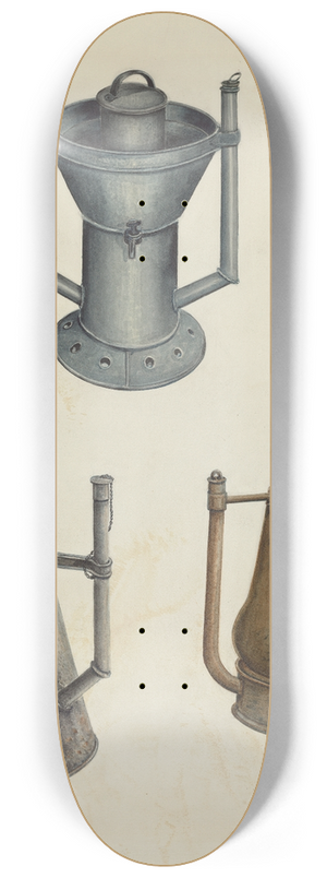 Al Curry - Bath Water Heaters 8.25 inch art skate deck