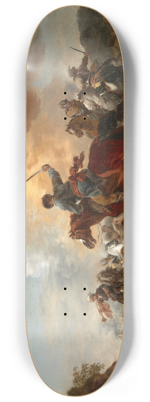 Aleksander Orowski - Battle Scene 8.25 inch art skate deck