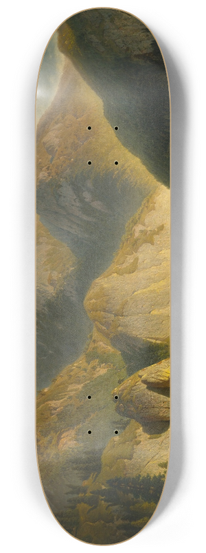 Aleksander Swieszewski - An Alpine Lake 8.25 inch art skate deck
