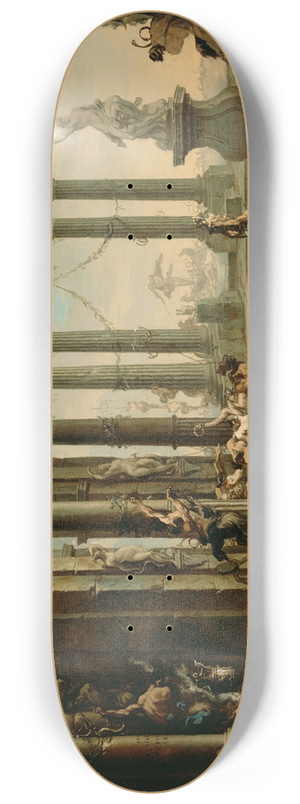 Alessandro Magnasco - Bacchanale 8.25 inch art skate deck