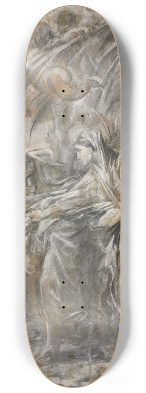 Alessandro Magnasco - Flight into Egypt 8.25 inch art skate deck