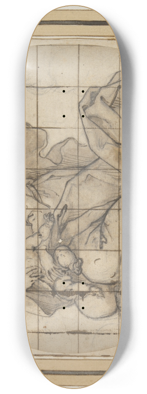 Alessandro Merli - Madonna in theClouds 8.25 inch art skate deck