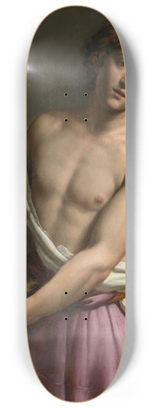 Alessandro Turchi - David With The Head Of Goliath 8.25 inch art skate deck