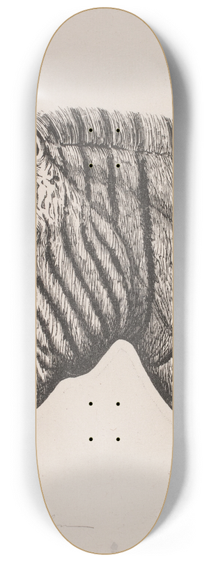 Alexander Blom - Hoved af en Zebra 8.25 inch art skate deck