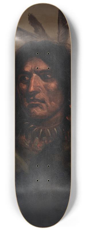 Alexander Davis Cooper - Indian Man With Quiver 8.25 inch art skate deck