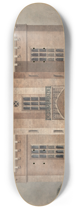 Alexander Jackson Davis - Yale AlumniHouse 8.25 inch art skate deck