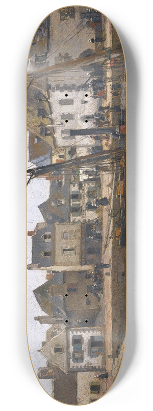 Alexander Karlovich Beggrov - View Of Concarneau 8.25 inch art skate deck