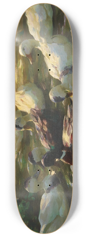 Alexander Koester - Ducks on a Pond 8.25 inch art skate deck