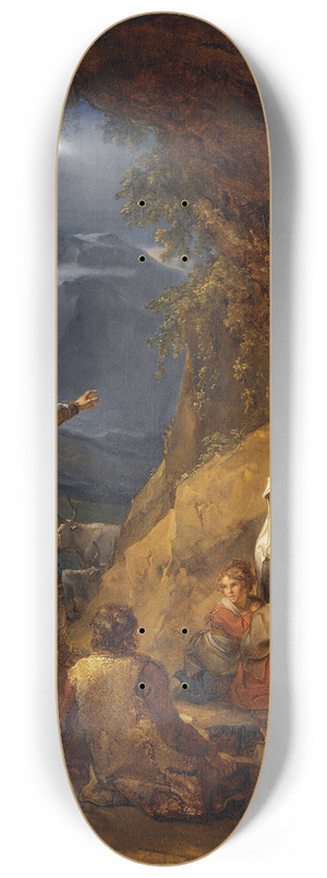 Alexander Laurus - Bandits Entering a Shepherds Dwelling 8.25 inch art skate deck
