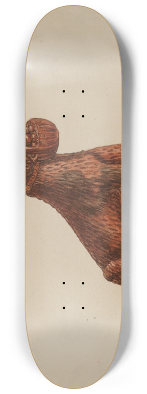 Frank Fumagalli - Statuette of a Dog 8.25 inch art skate deck
