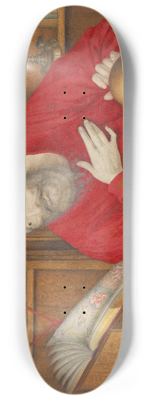 Alexander Marshal - St. Jerome in his Study 8.25 inch art skate deck