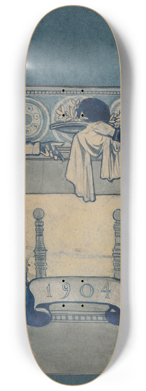 Alexander O. Levy - Christmas Number 8.25 inch art skate deck