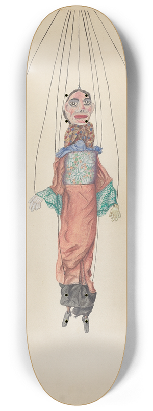 Frank Gray - Lanos Pop Out Marionette 8.25 inch art skate deck