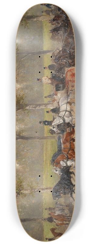 Alexander Von Bensa - Kutschenrennen 8.25 inch art skate deck